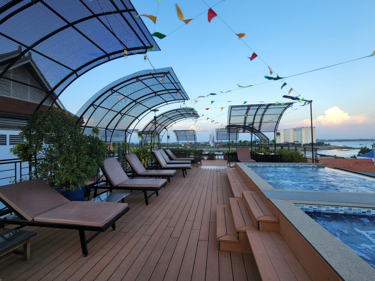 Ohana Rooftop Pool for Staying Cool in Phnom Penh